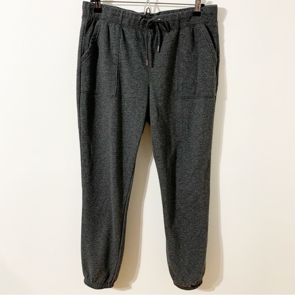 Rewash Cotton Blend Sweat Pants Elastic Cuffs and Waist with Draw String Gray - Picture 1 of 9